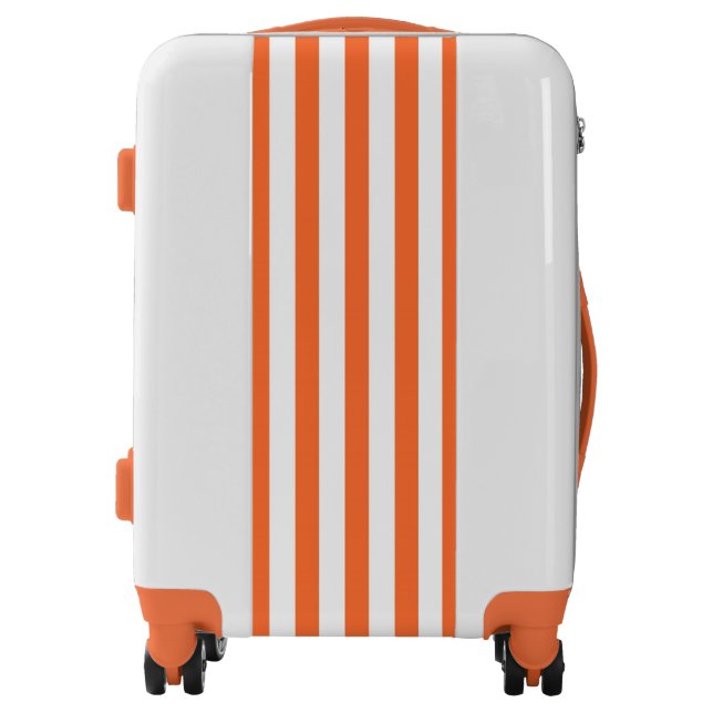 Orange Striped Luggage (Front)