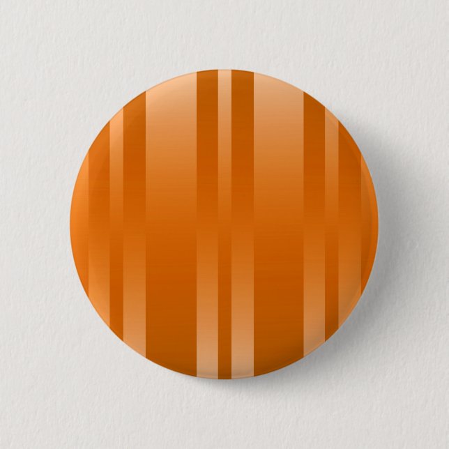 Orange Stripes Background Pinback Button (Front)