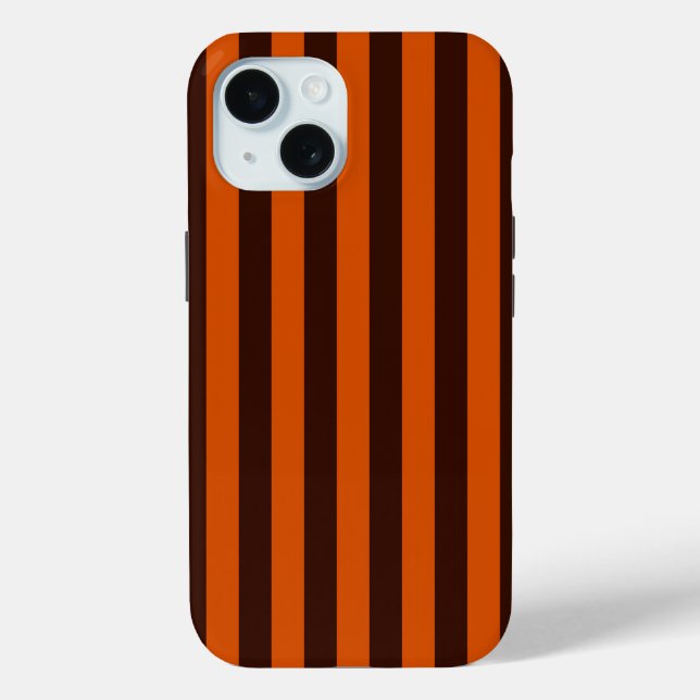 Orange Stripes Background Ready to Case-Mate iPhone Case (Back)