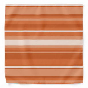 Orange stripes bandana