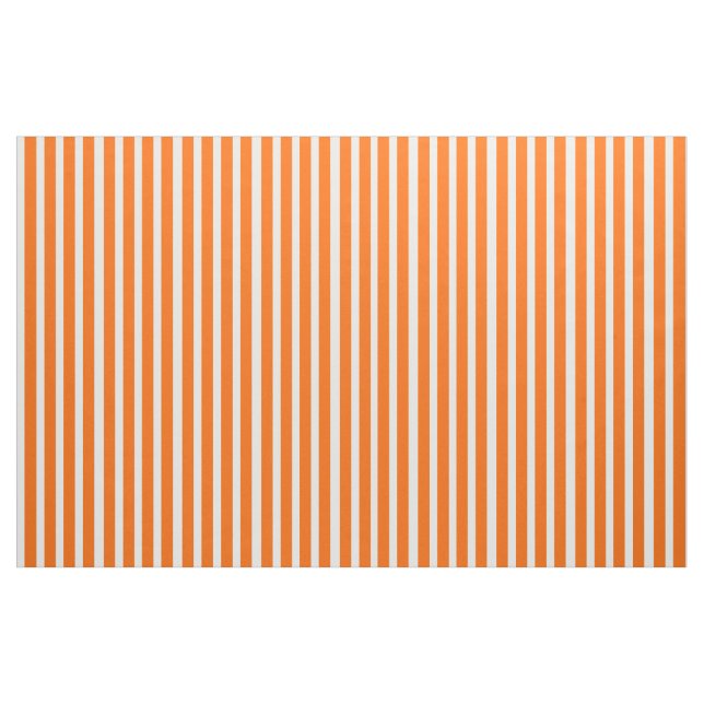 Orange Stripes Design Fabric (Yard)