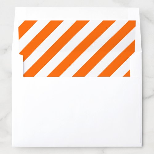 Orange Stripes Envelope Liner