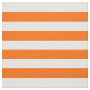 Orange Stripes Fabric