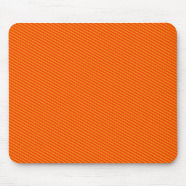 Orange Stripes Mouse Pad (Front)