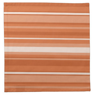 Orange stripes napkin