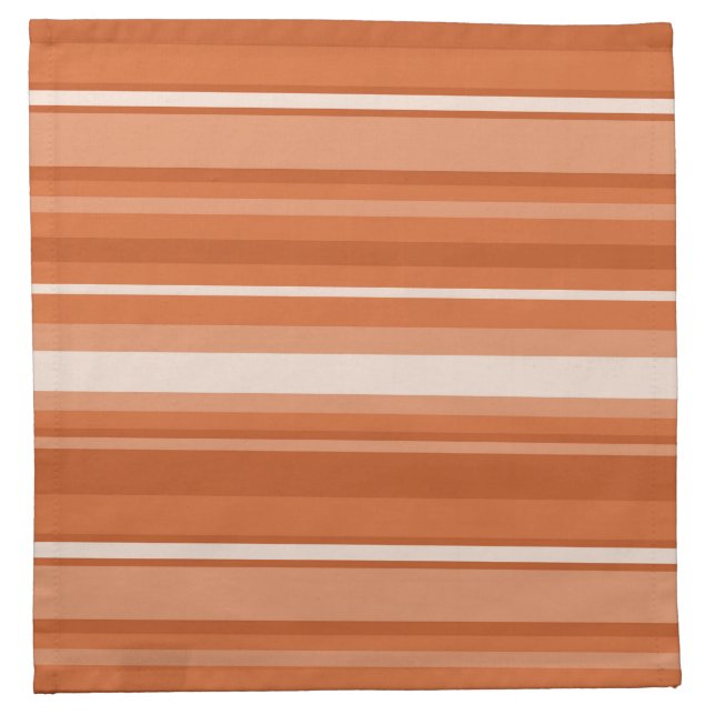Orange stripes napkin (Front)