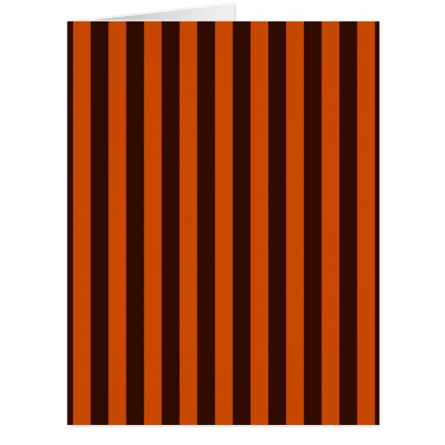 Orange Stripes Retro Style Customize This! Cards (Front)