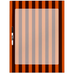 Orange Stripes Retro Style Customize This! Dry-Erase Board