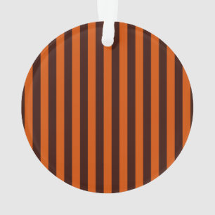 Orange Stripes Retro Style Customize This! Ornament