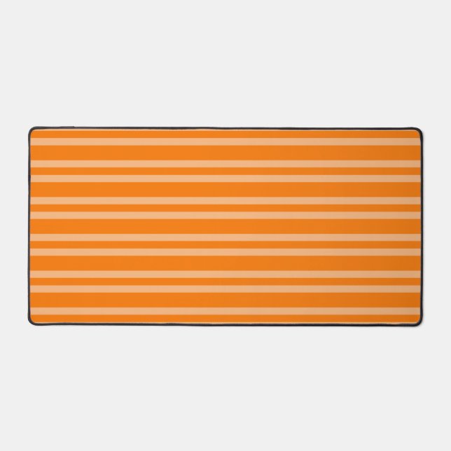 Orange Stripes Seamless Pattern Desk Mat (Front)