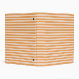 Orange Stripes Seamless Pattern Mini Binder