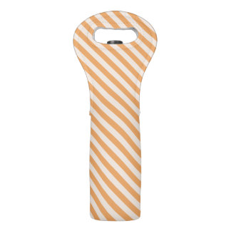 Orange Stripes Seamless Pattern Wine Bag