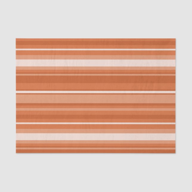 Orange stripes tissue paper (Front)