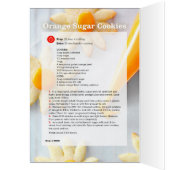Orange Sugar Cookies Cards (Inside (Left))