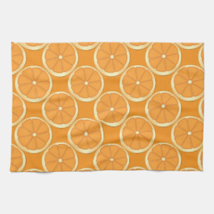 Orange Summer Fruit Kitchen Towel