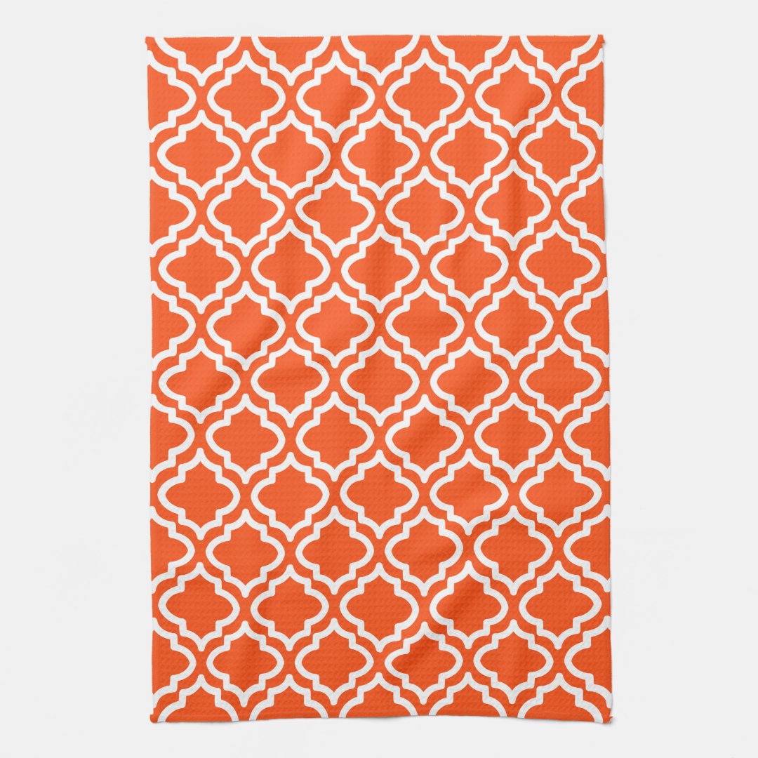 Orange Summer Kitchen Towel Gift (Vertical)