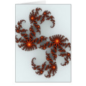 Orange Sunburst Fractal (Front)