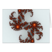 Orange Sunburst Fractal (Front Horizontal)