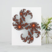 Orange Sunburst Fractal (Standing Front)