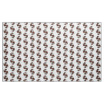 Orange Sunburst Fractal Fabric
