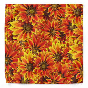 Orange Sunflowers Bandana