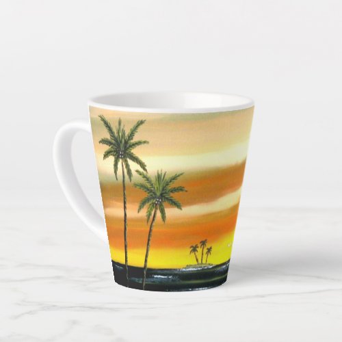 Orange Sunrise Latte Mug