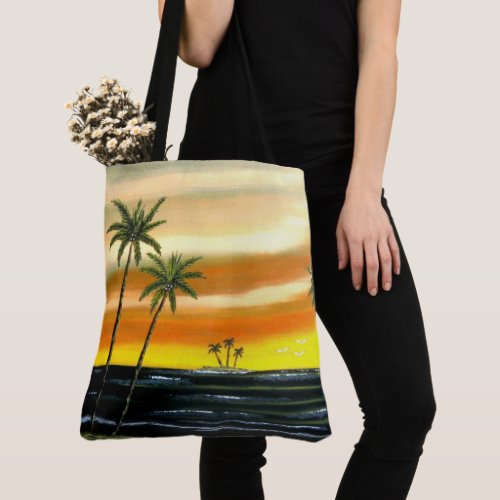 Orange Sunrise Tote Bag