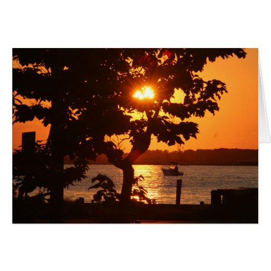 Orange Sunset Cards (Front Horizontal)