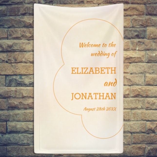 Orange Sunset Wedding Banner (Creator Uploaded)