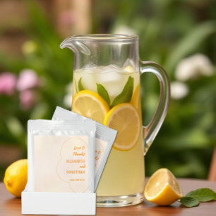 Orange Sunset Wedding Lemonade Drink Mix