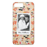 Orange Sushi Pattern | Add Your Photo iPhone 8 Plus/7 Plus Case