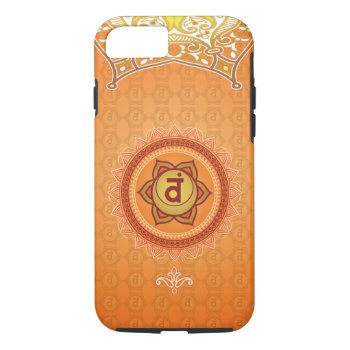 Orange Svadhisthana 2nd (sacral) Chakra Phone Case by OmThatLife at Zazzle