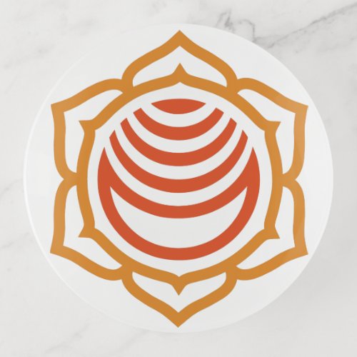 Orange Svadhisthana Sacral Chakra Trinket Tray