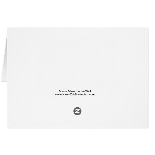 Orange Tabby Cat and Mirror (Back Horizontal)