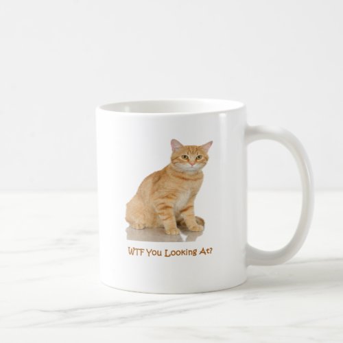 Orange Tabby Cat Coffee Mug