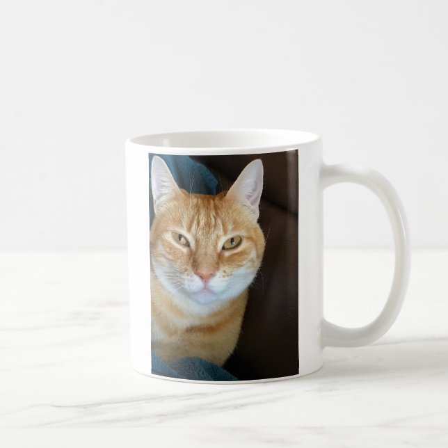 Orange tabby cat coffee mug (Right)
