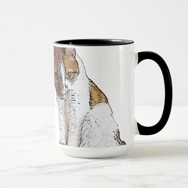 Orange Tabby Cat Mug (Right)