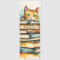 Orange Tabby Cat Perched Atop a Stack of Books