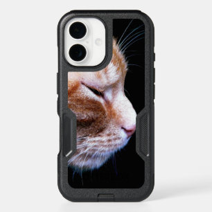 Orange Tabby Cat Profile Phone Case — Minimalist P