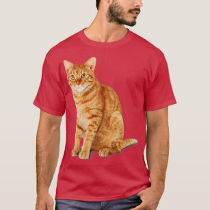 Orange cat outlet shirt