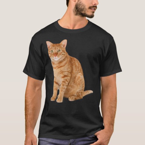 Orange Tabby Cat T_Shirt