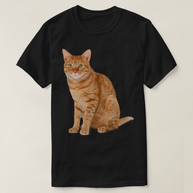 Orange Tabby Cat  T-Shirt (Design Front)