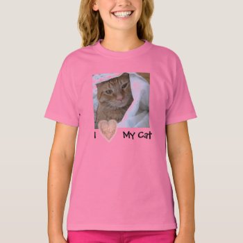 Orange Tabby Cat T-shirt by Incatneato at Zazzle