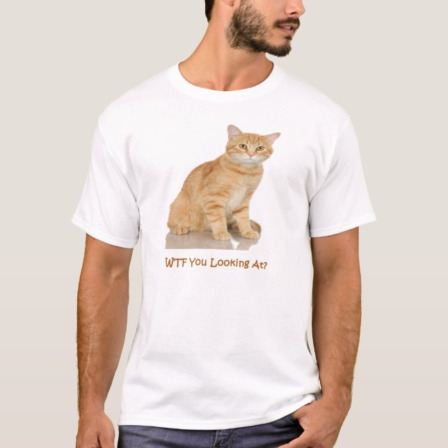 Orange Tabby Cat T-Shirt (Front)
