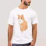 Orange Tabby Cat T-shirt at Zazzle
