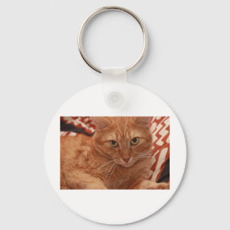 Orange Tabby Keychain