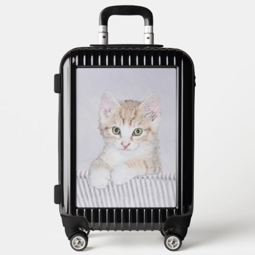 Orange Tabby Kitten Painting _ Original Cat Art Luggage