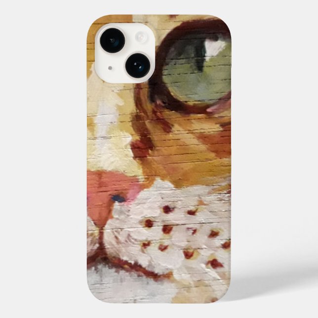 Orange Tabby Painting Detail  Case-Mate iPhone Cas Case (Back)