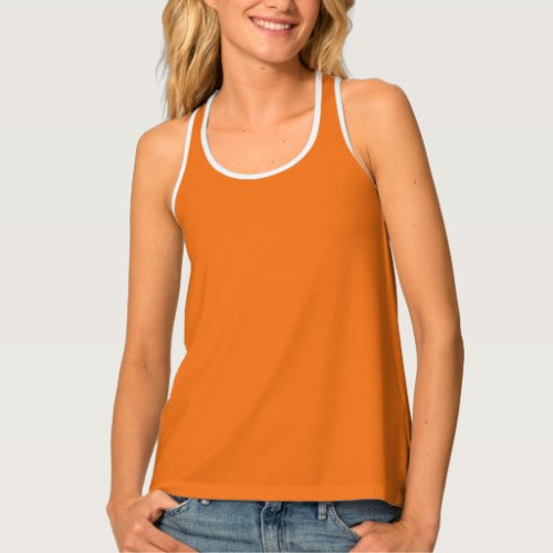 Orange Tank Top