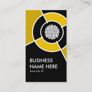 orange target logo business card